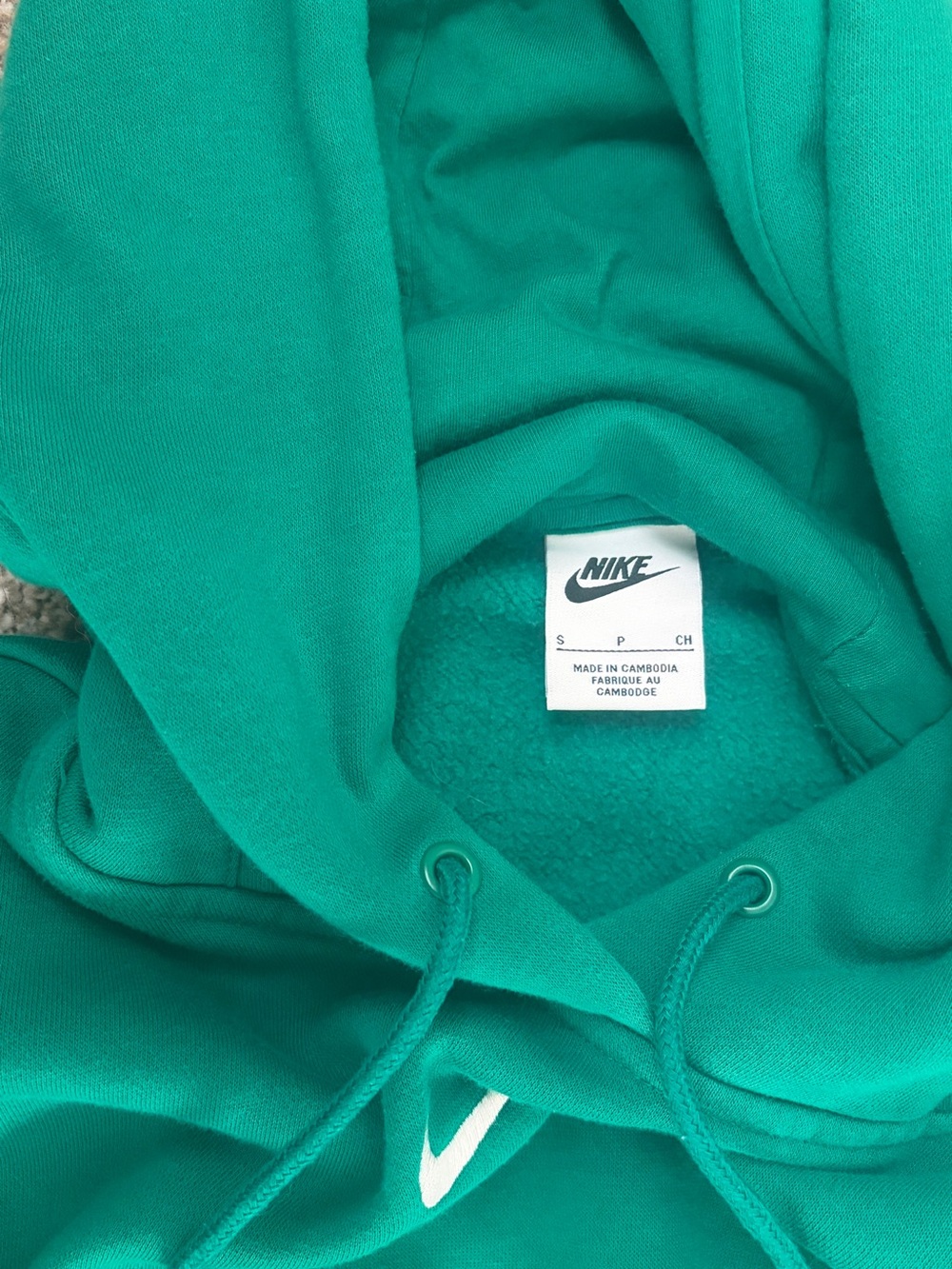 Nike Women's Teal Green  Hoodie - Picture 3 of 4